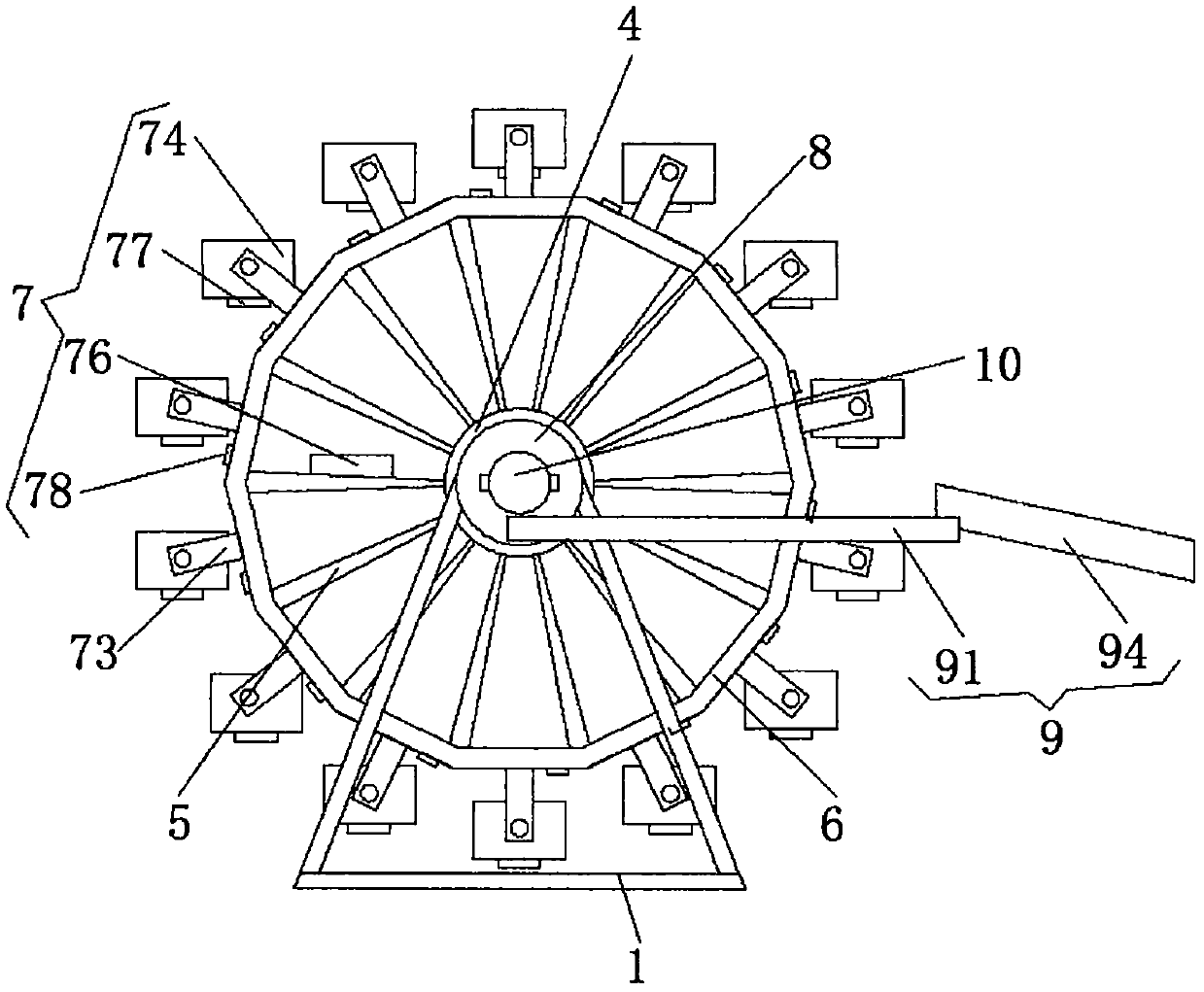 Conveying device for sorting express items