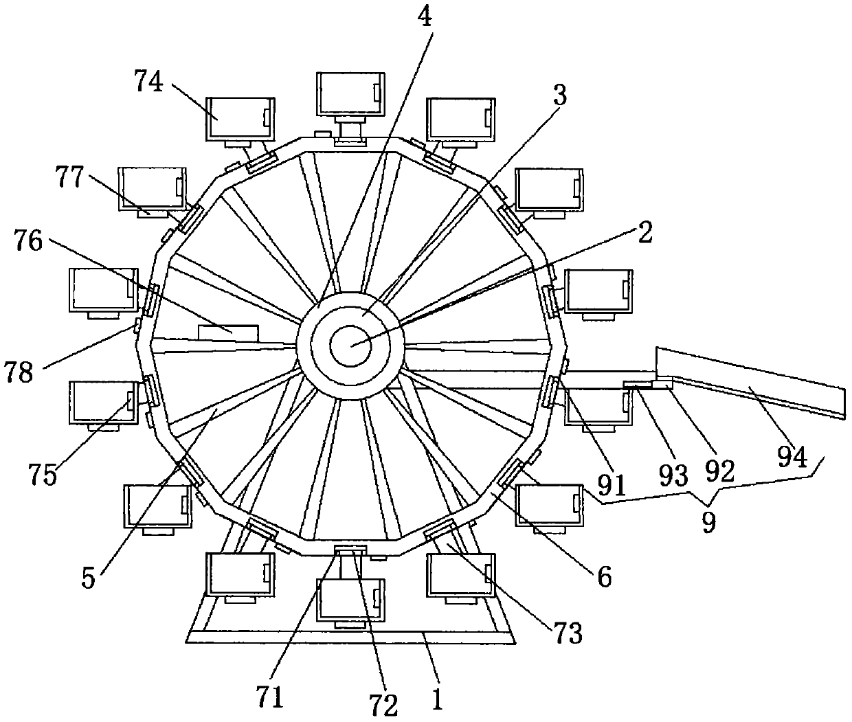 Conveying device for sorting express items