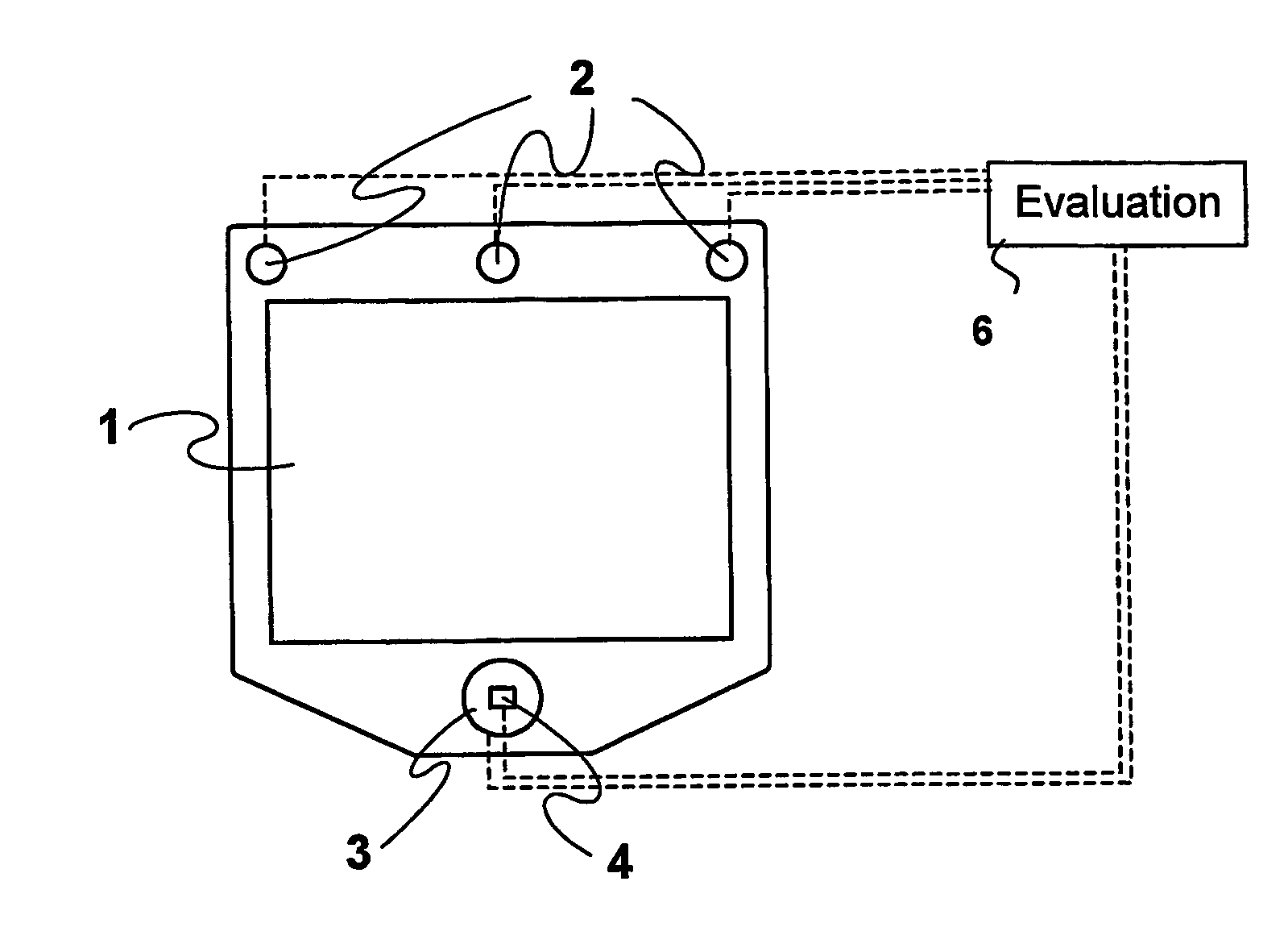 Method and installation for detecting and following an eye and the gaze direction thereof