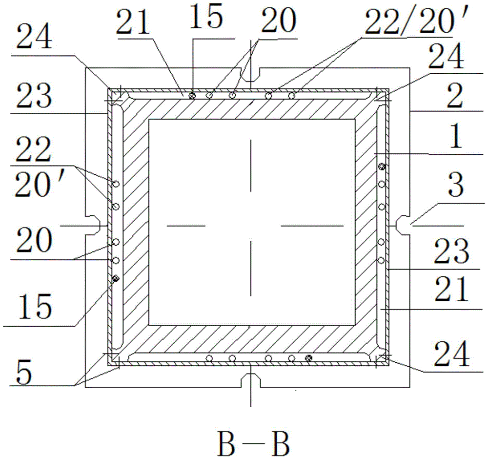 Squeeze-in underground diaphragm wall gapless steering device