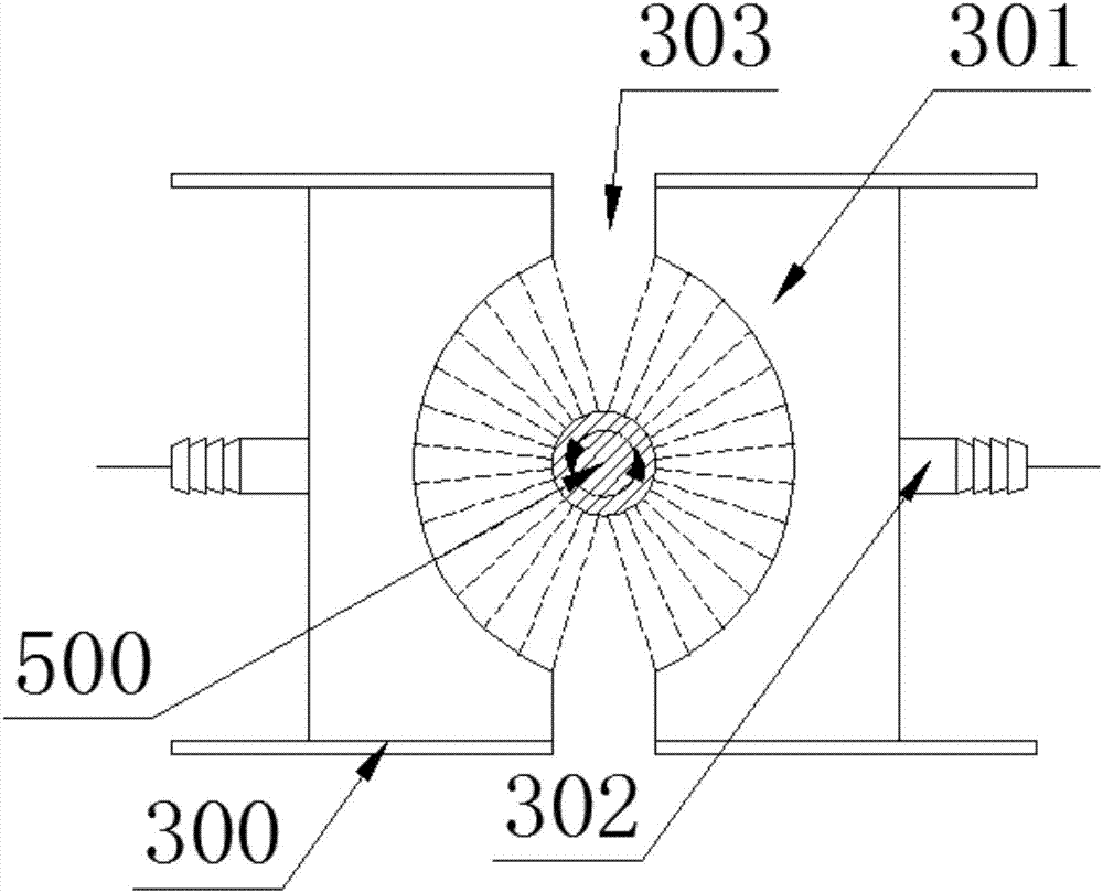 Spray quenching device and steel bar production line