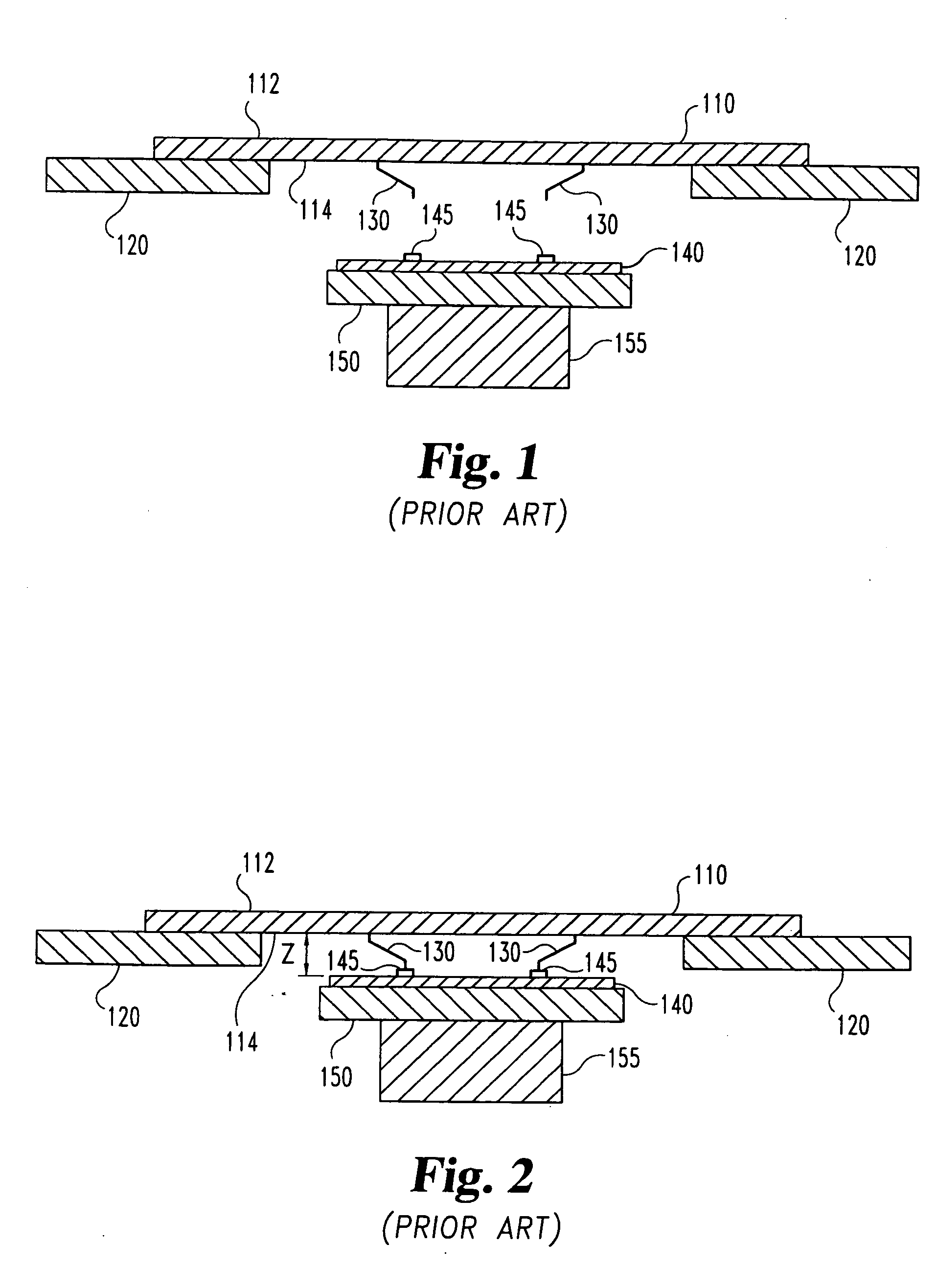 Method and system for compensating thermally induced motion of probe cards