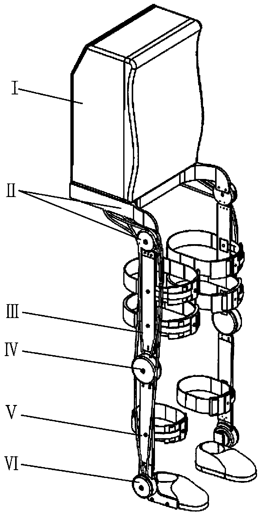 A rope-driven bionic lower-limb exoskeleton robot