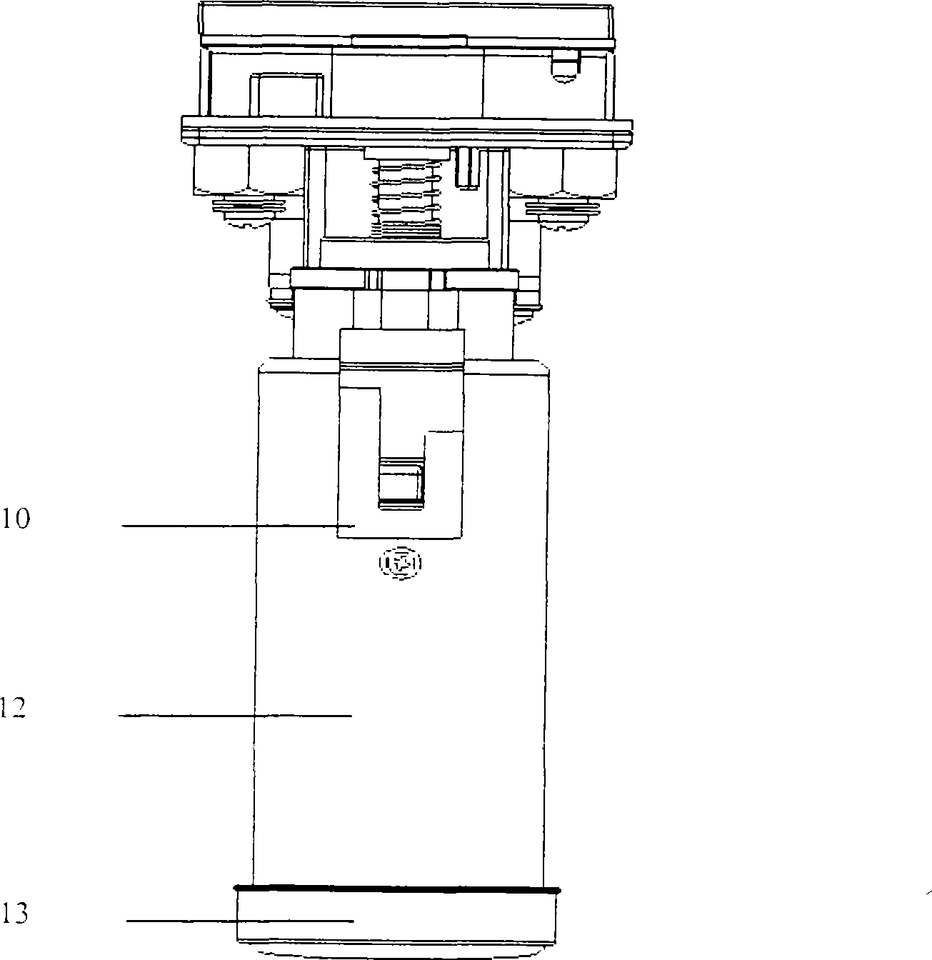 Electricity driving operation/exit apparatus for protection pressing board