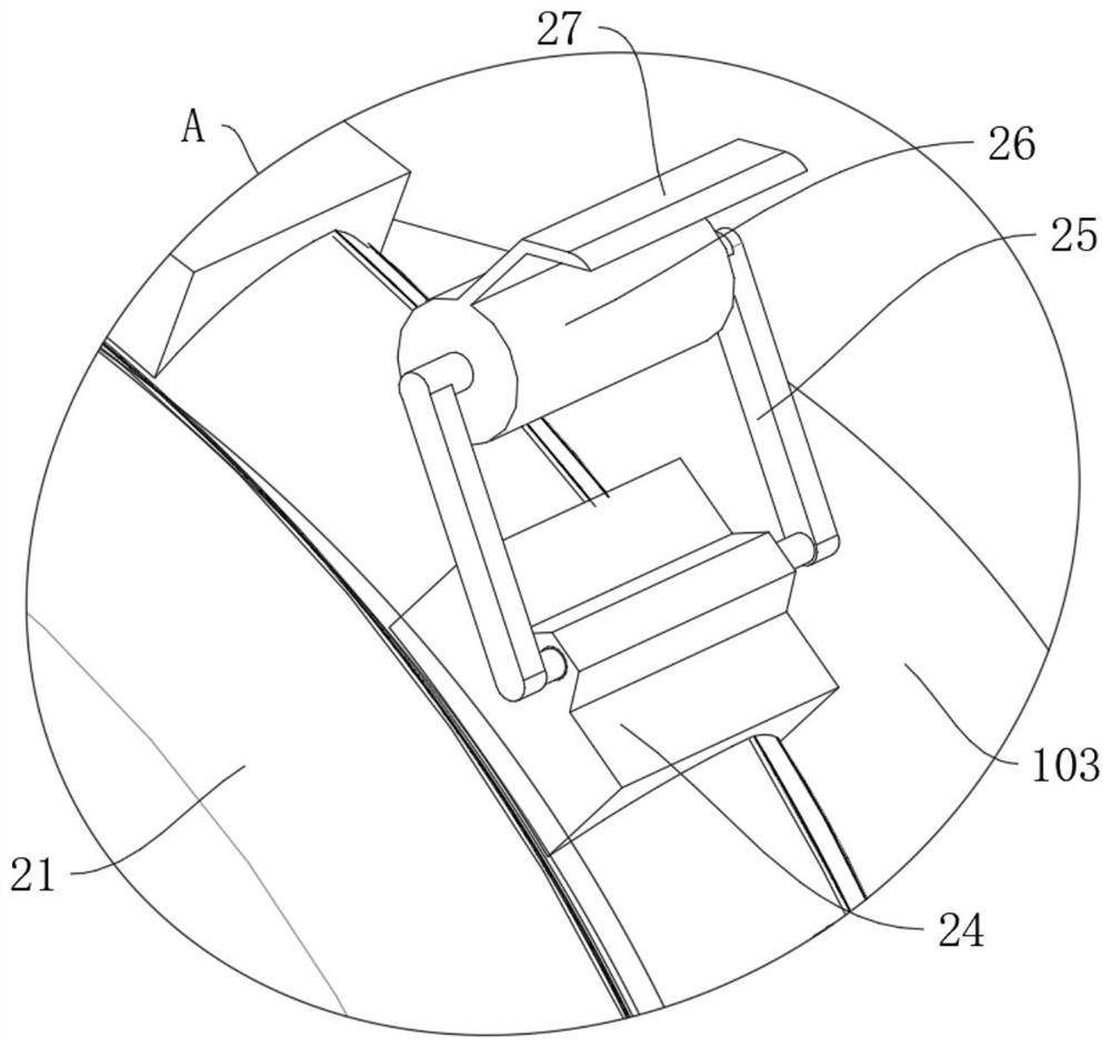 Dust removal device for highway construction