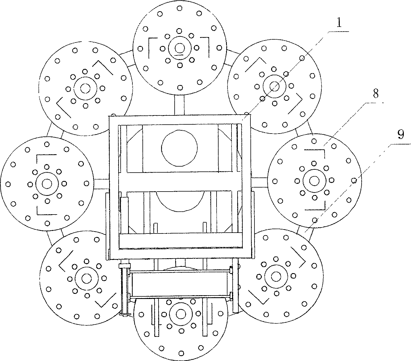 Full automatic technique of graded deferrization, and equipment