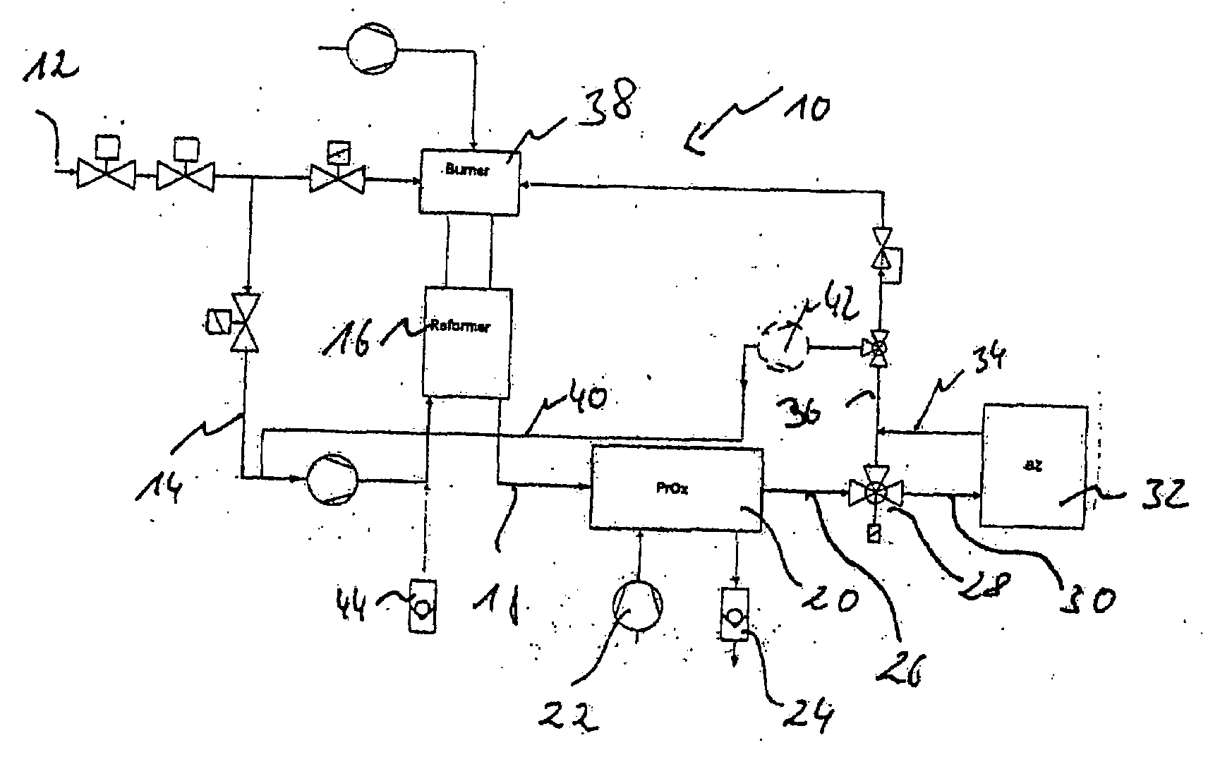 Fuel Cell Heating Device And Method For Operating Said Fuel Cell Heating Device