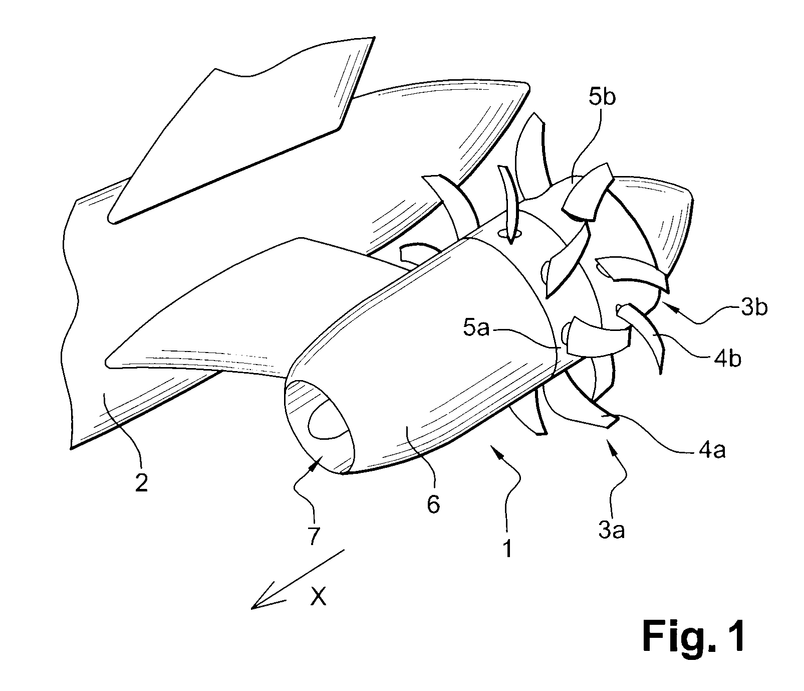 Fluid-cooling device for a turbine engine propulsive unit