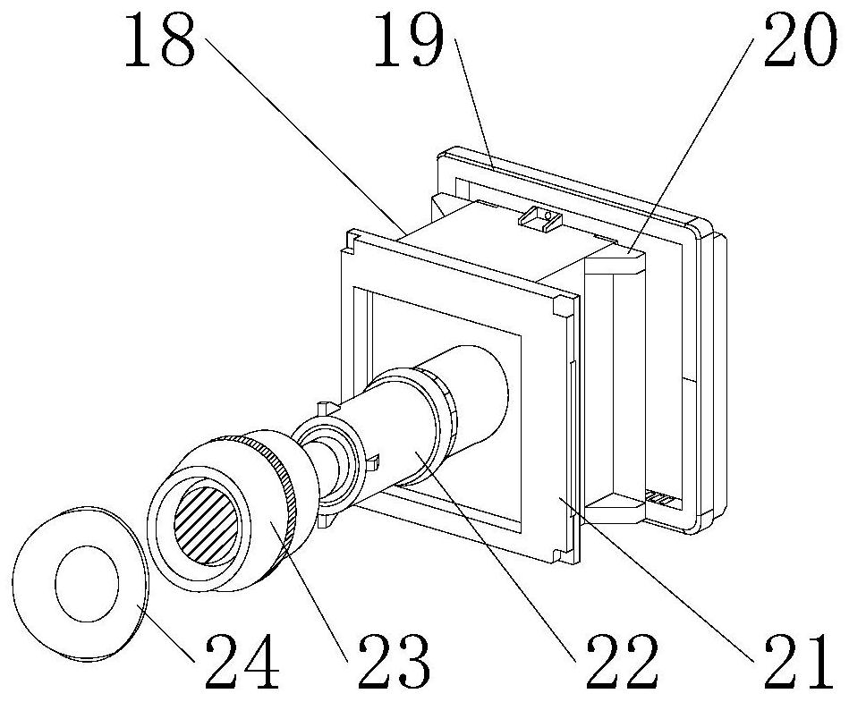 A building intelligent security monitoring device