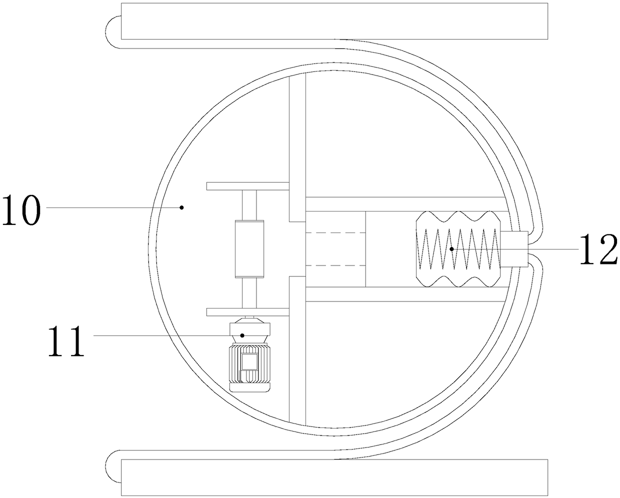 Hand-pushed trolley with functions of assisting in going uphill and hindering going downhill and for construction site building