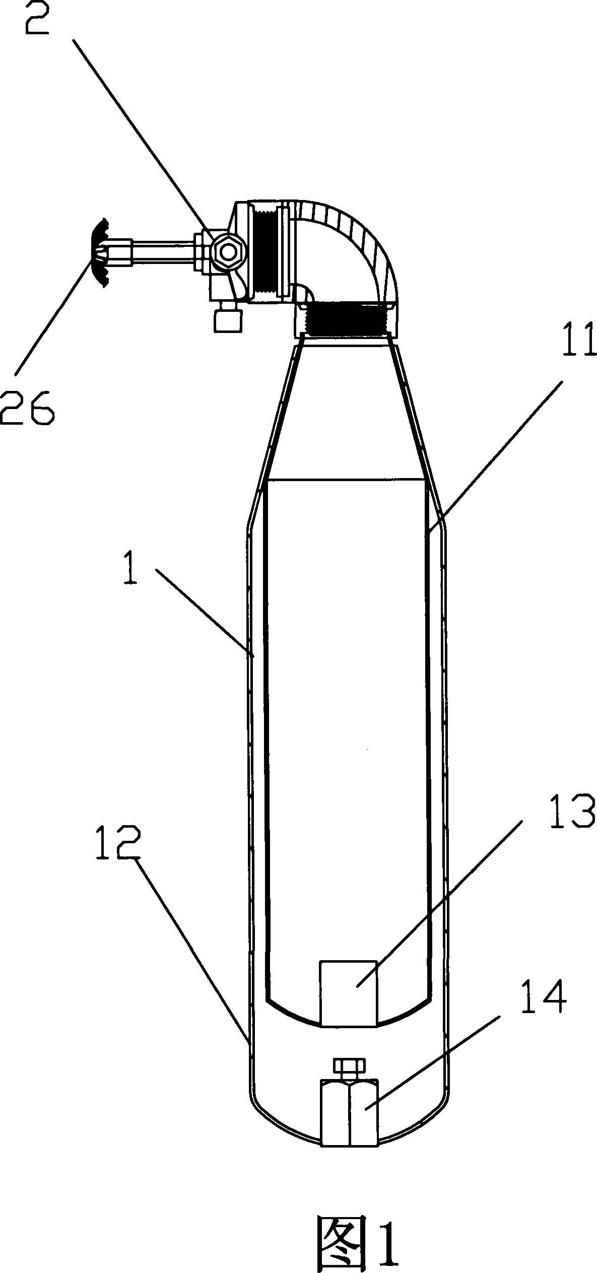 Puissant automatic fire-smothering unit