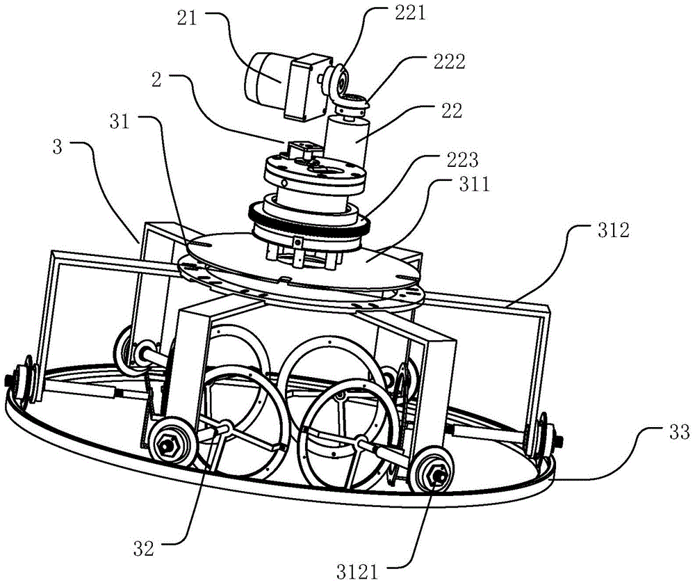 Deposition-evaporation system and deposition-evaporation transmission device