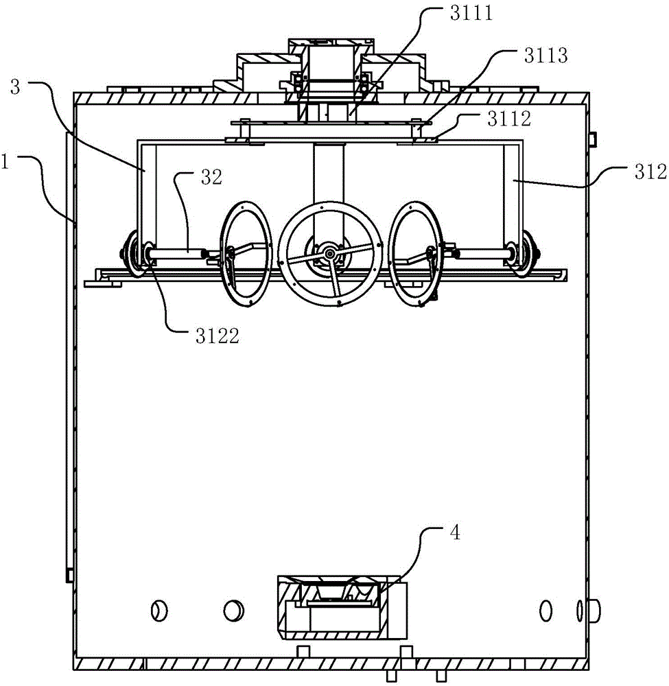 Deposition-evaporation system and deposition-evaporation transmission device