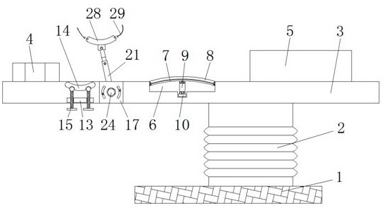 A spinal surgery bracket device for neurosurgery that facilitates drainage and prevents hemorrhage