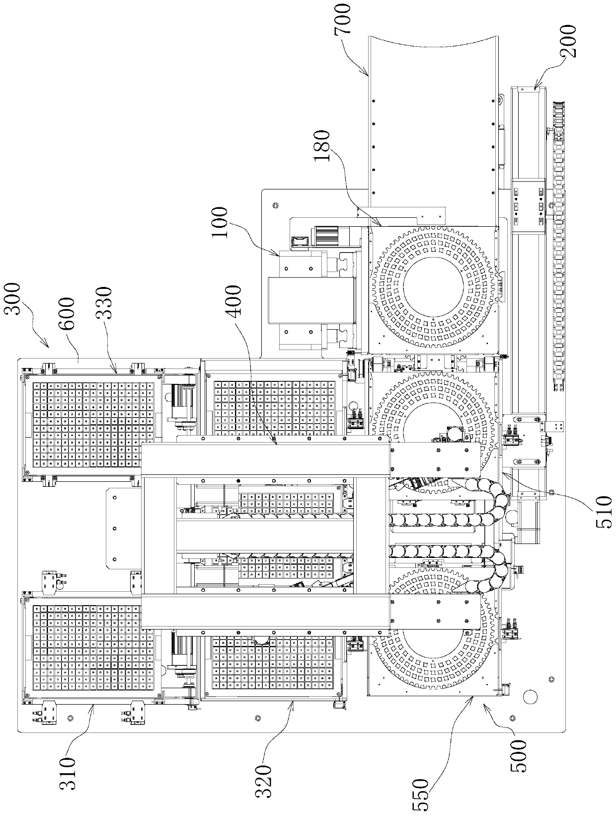 Feeding and discharging equipment