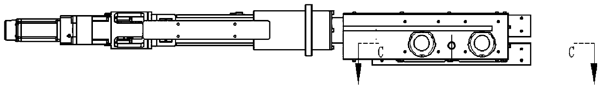 Automatic yarn unloading device of glass fiber drawing machine