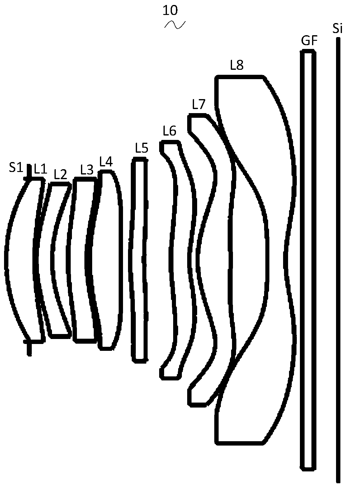 Camera shooting optical lens