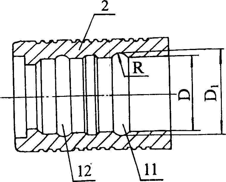 Top roller bearing assembling process for loom double rolling way and its special correcting tool