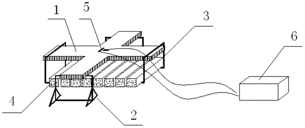 Test device of concrete shear creep coefficient and test method thereof