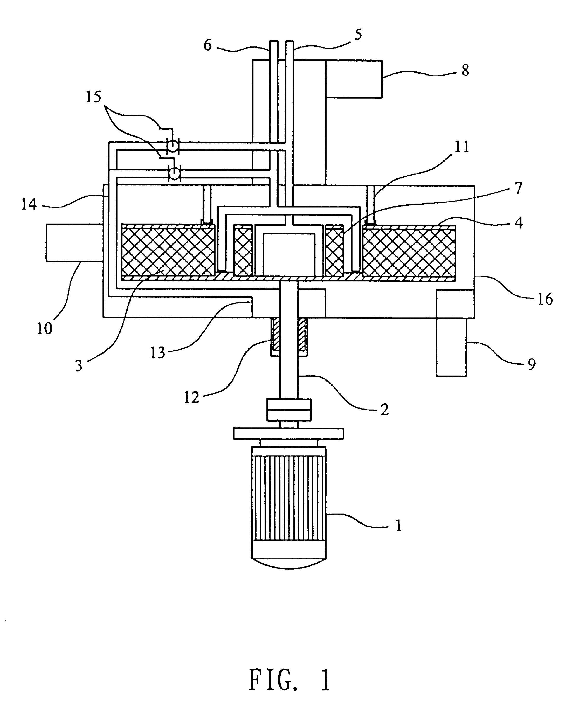 Method for removing volatile components from a high viscosity liquid by using rotation pack bed