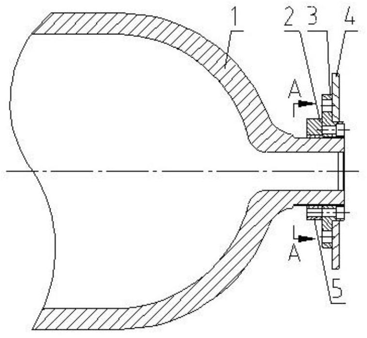 Anti-rotation device of thin-wall storage and transportation gas cylinder