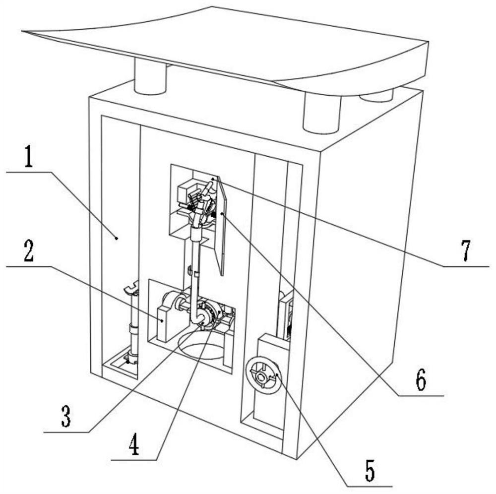 Charging wire positioning and fixing device for new energy automobile