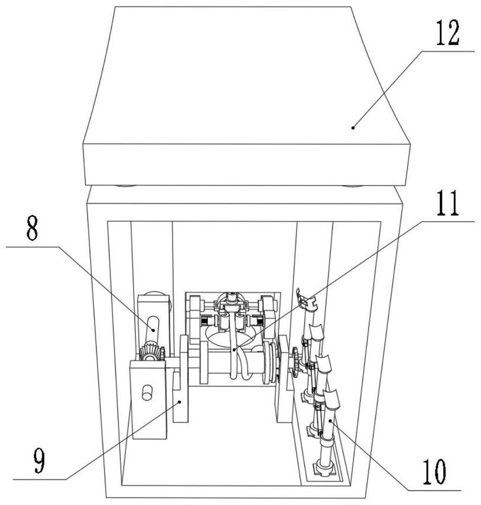 Charging wire positioning and fixing device for new energy automobile