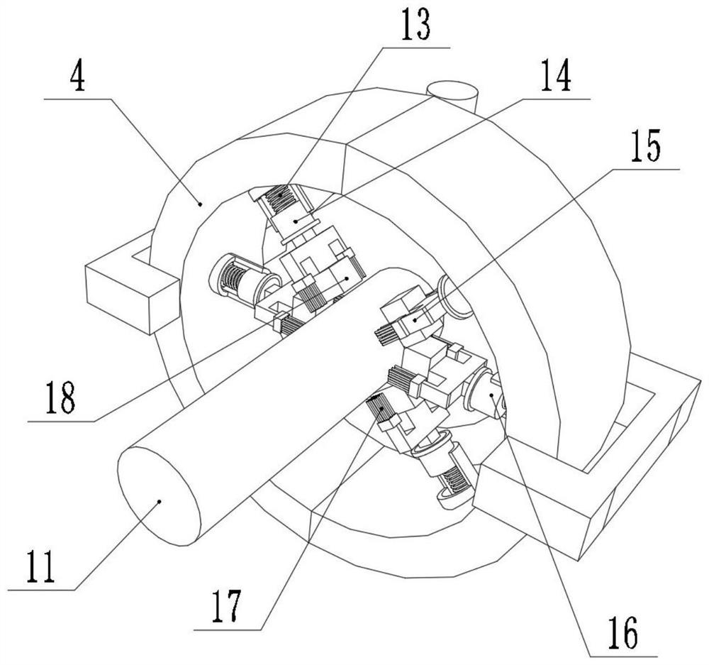 Charging wire positioning and fixing device for new energy automobile