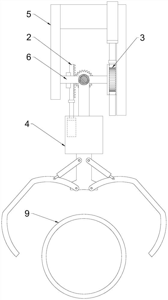 A feeding mechanism for sanitation garbage truck