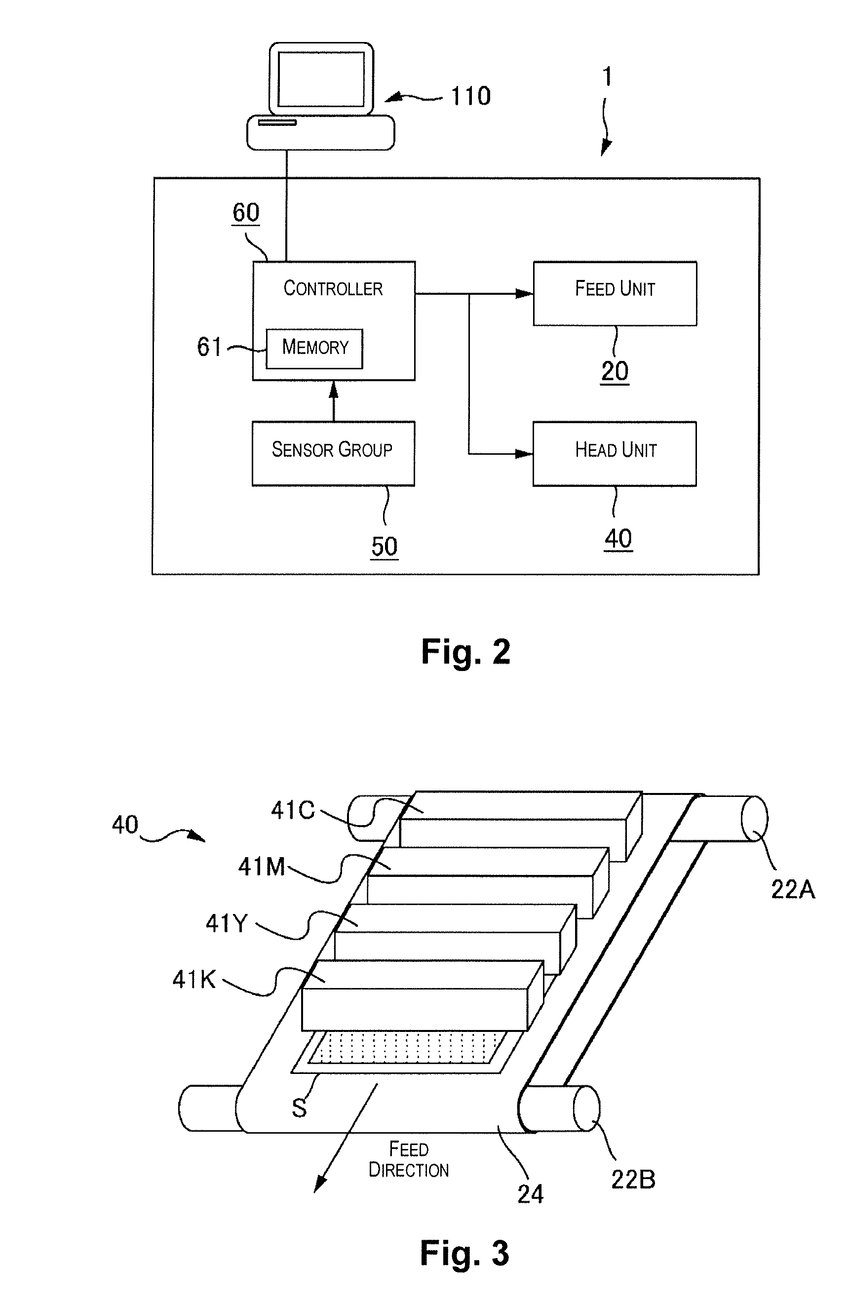 Line printing device and method performing color conversion and halftoning on image data subjected to correction based on correction vectors associated with a pixel row and reference color