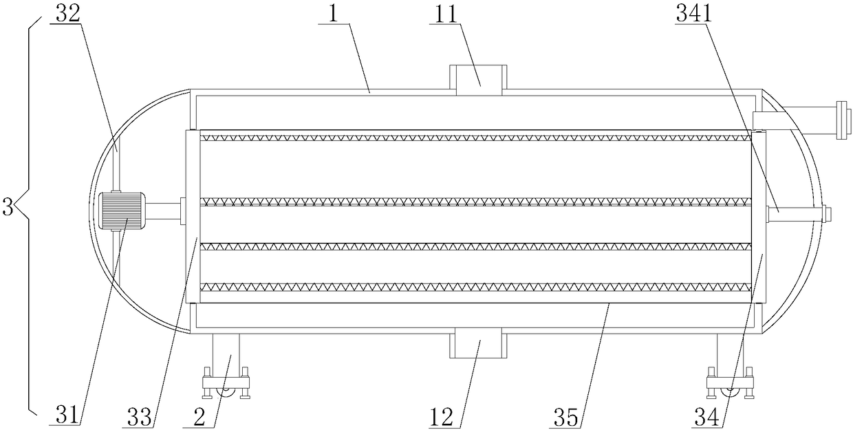 Molecular sieve adsorber for air