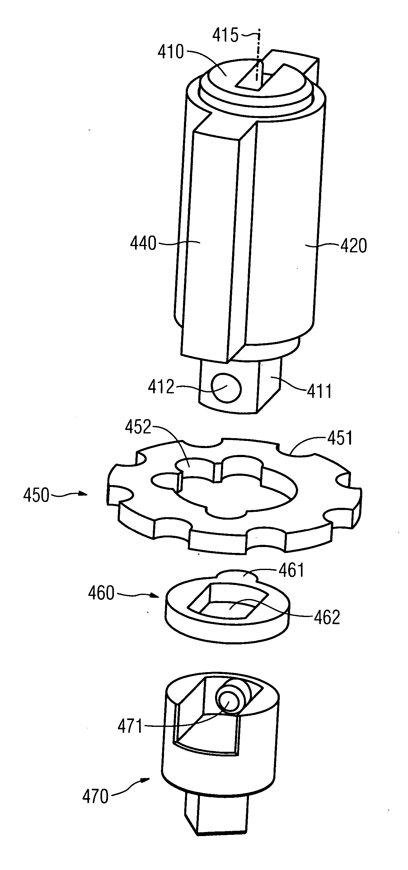 Key switch with at least one switching position