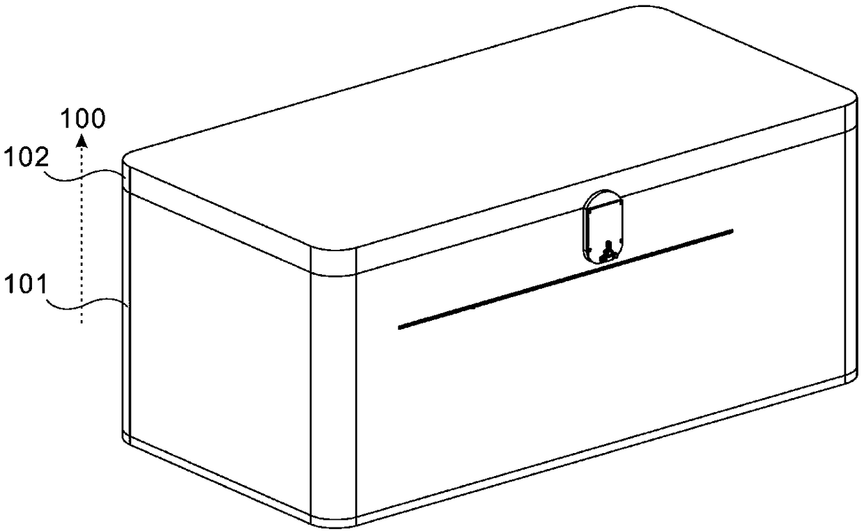 Electronic product storage device