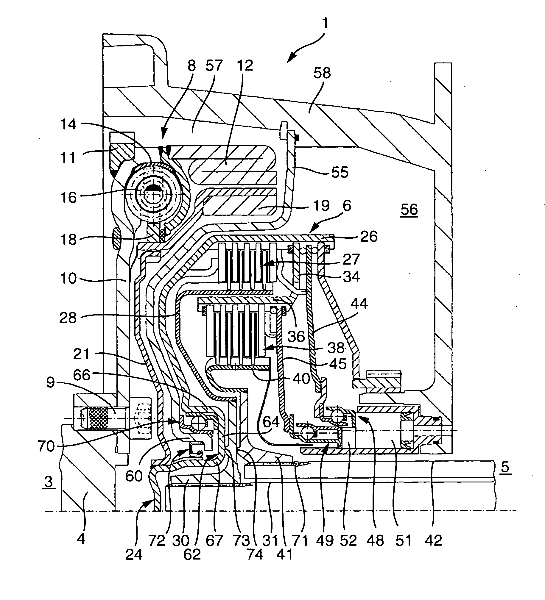 Torque transmitting unit