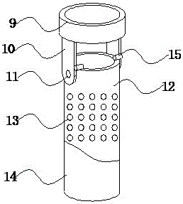 An eccentric rotating membrane filter device