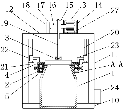 Industrial cooling tower hoisting device