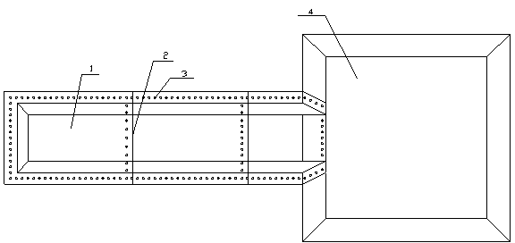 A temporary drainage method for water-sufficient areas of sandy land