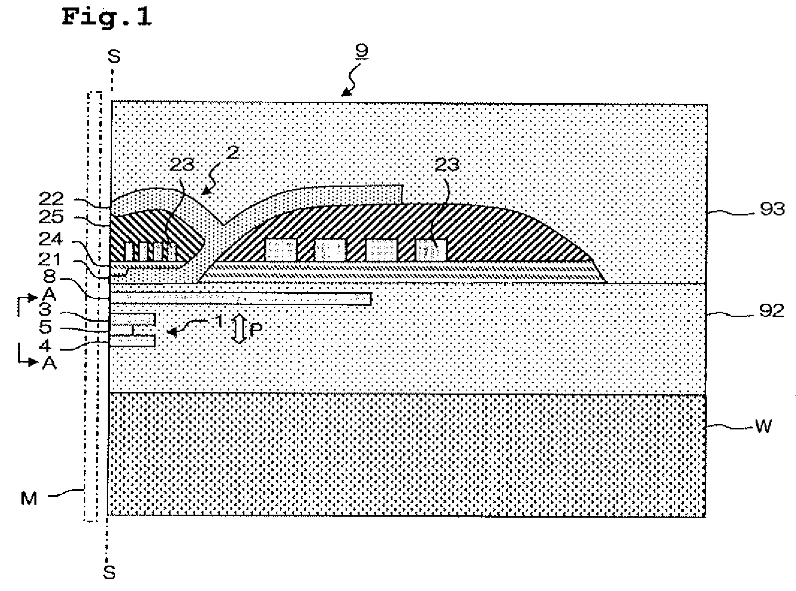 Magneto-resistive effect element provided with GaN spacer layer