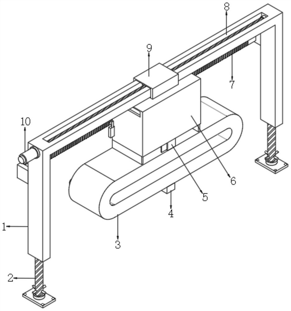 An automatic feeding device for CNC machine tools