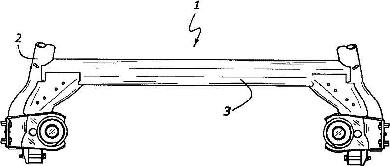 Rear wheel suspension with coil springs with an inclined reaction force axis