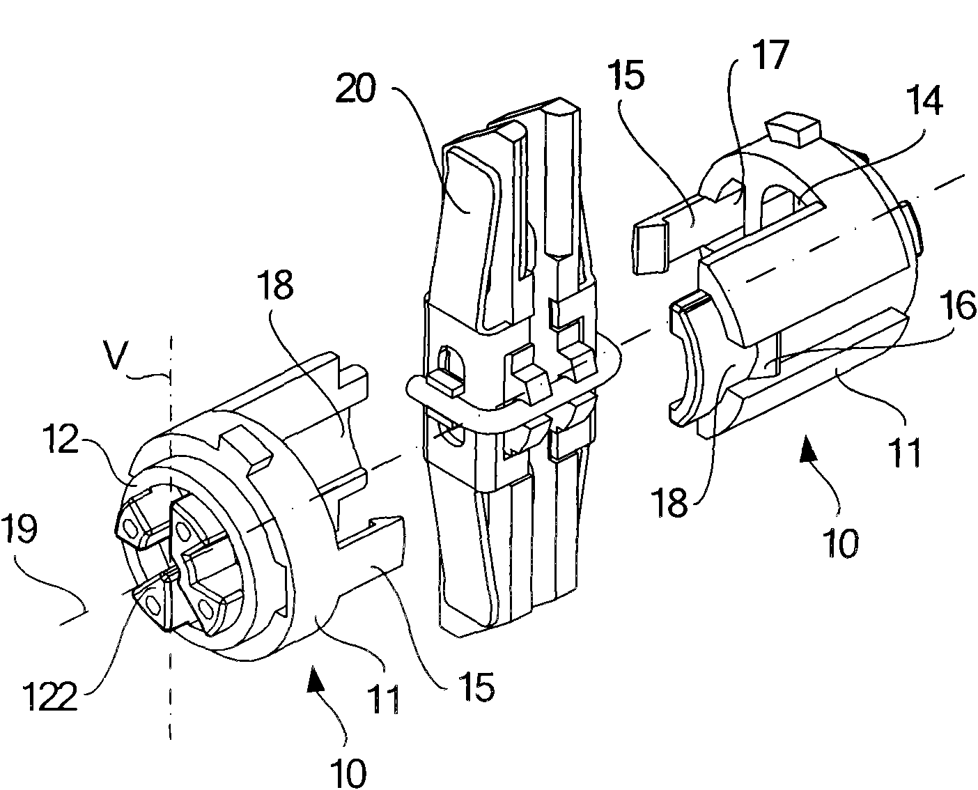 Moving contact component of electrical switch