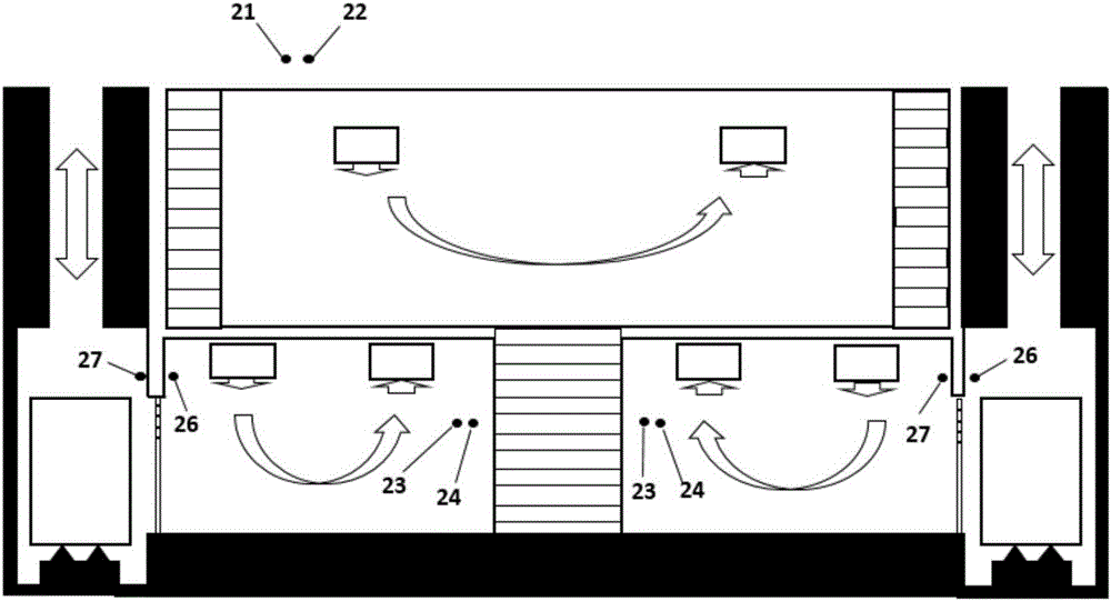 Shielding door-based urban metro station ventilating method and system