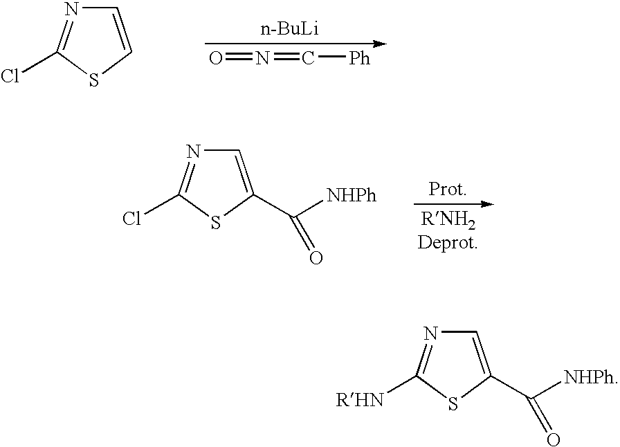 Process for preparing 2-aminothiazole-5-carboxamides useful as kinase inhibitors