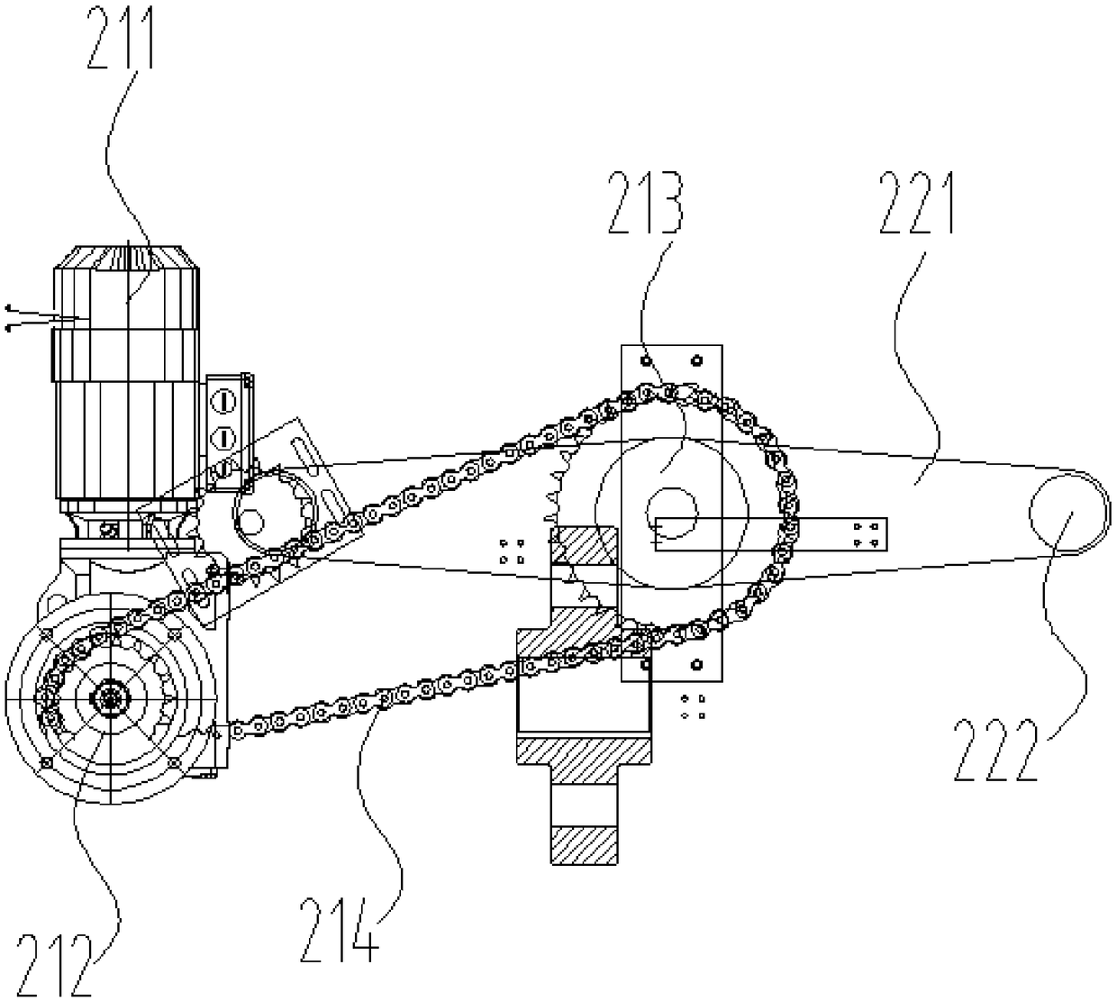 Garage vehicle carrying plate butt-joint device