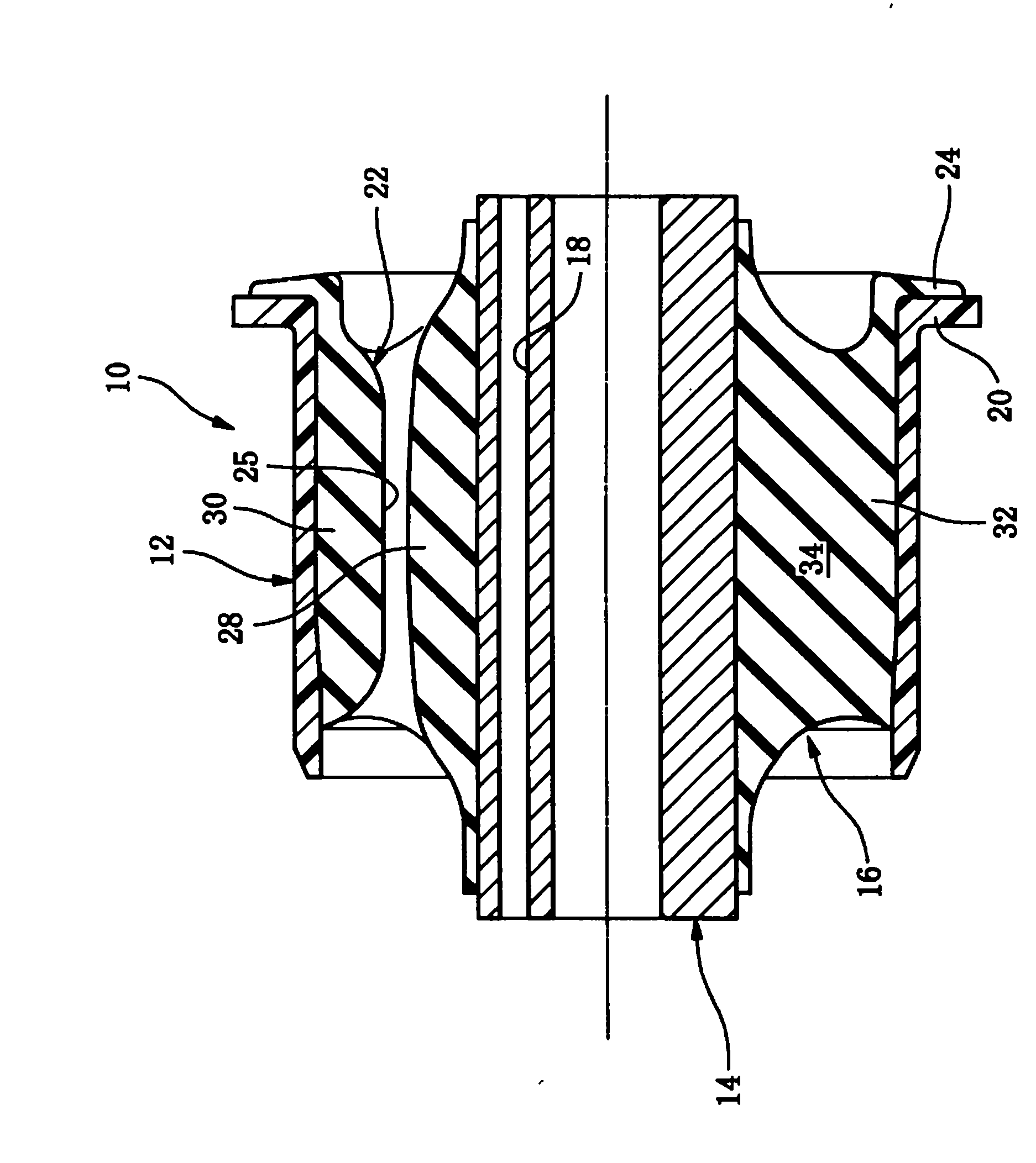 Mrthod of manufacturing bush assembly and vibration insulating rubber bush