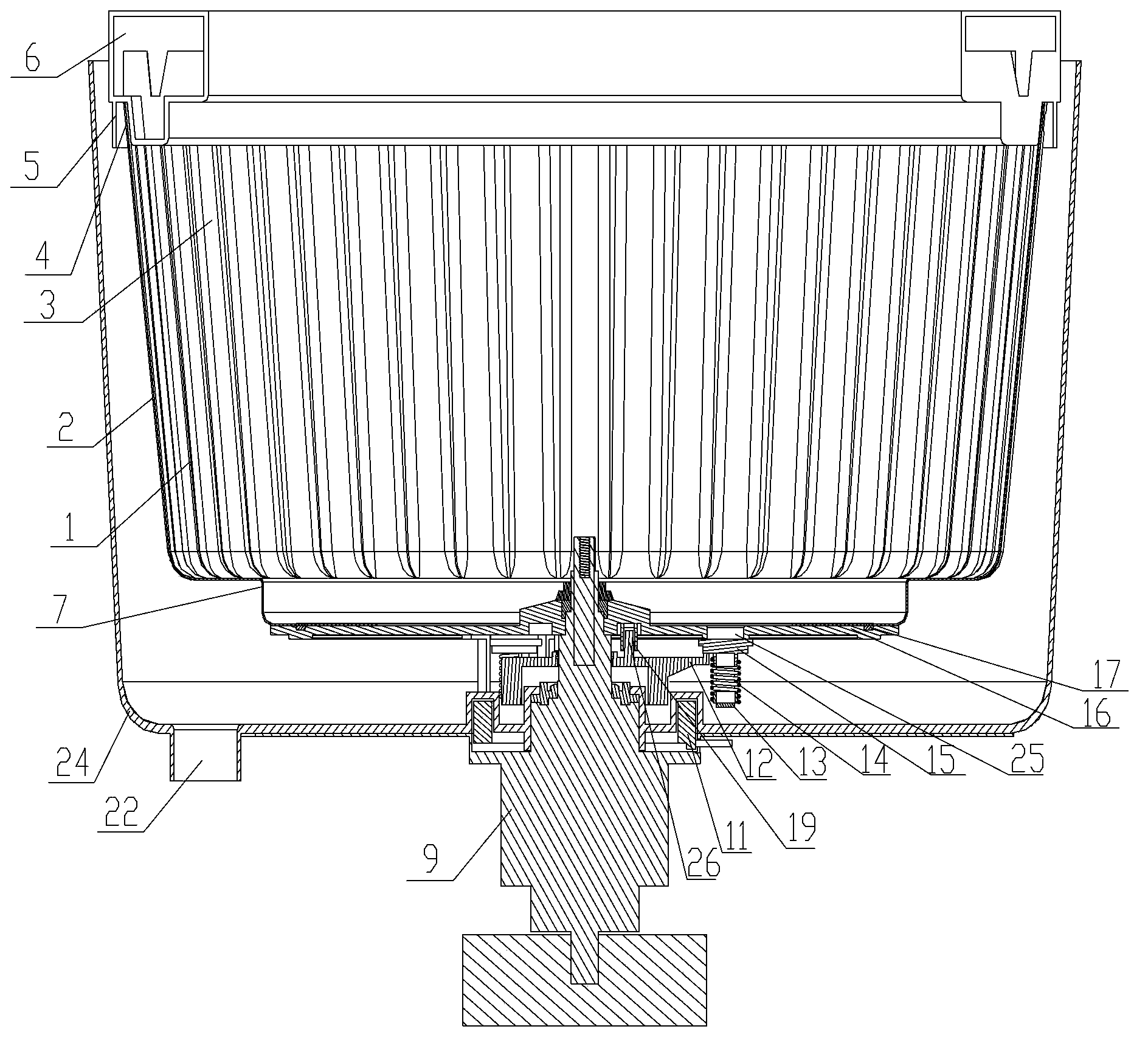 Electromagnetic water drainage system and washing machine