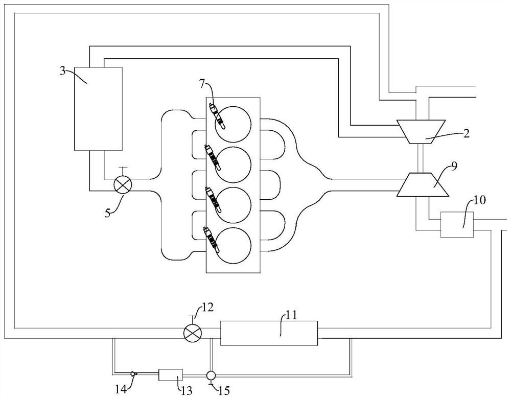 Engine egr system and diagnostic strategies for engine egr system