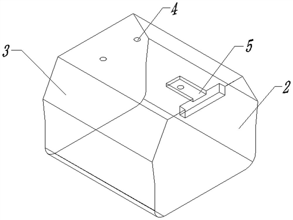 Sandwich type coke oven door prefabricated part and preparation method thereof