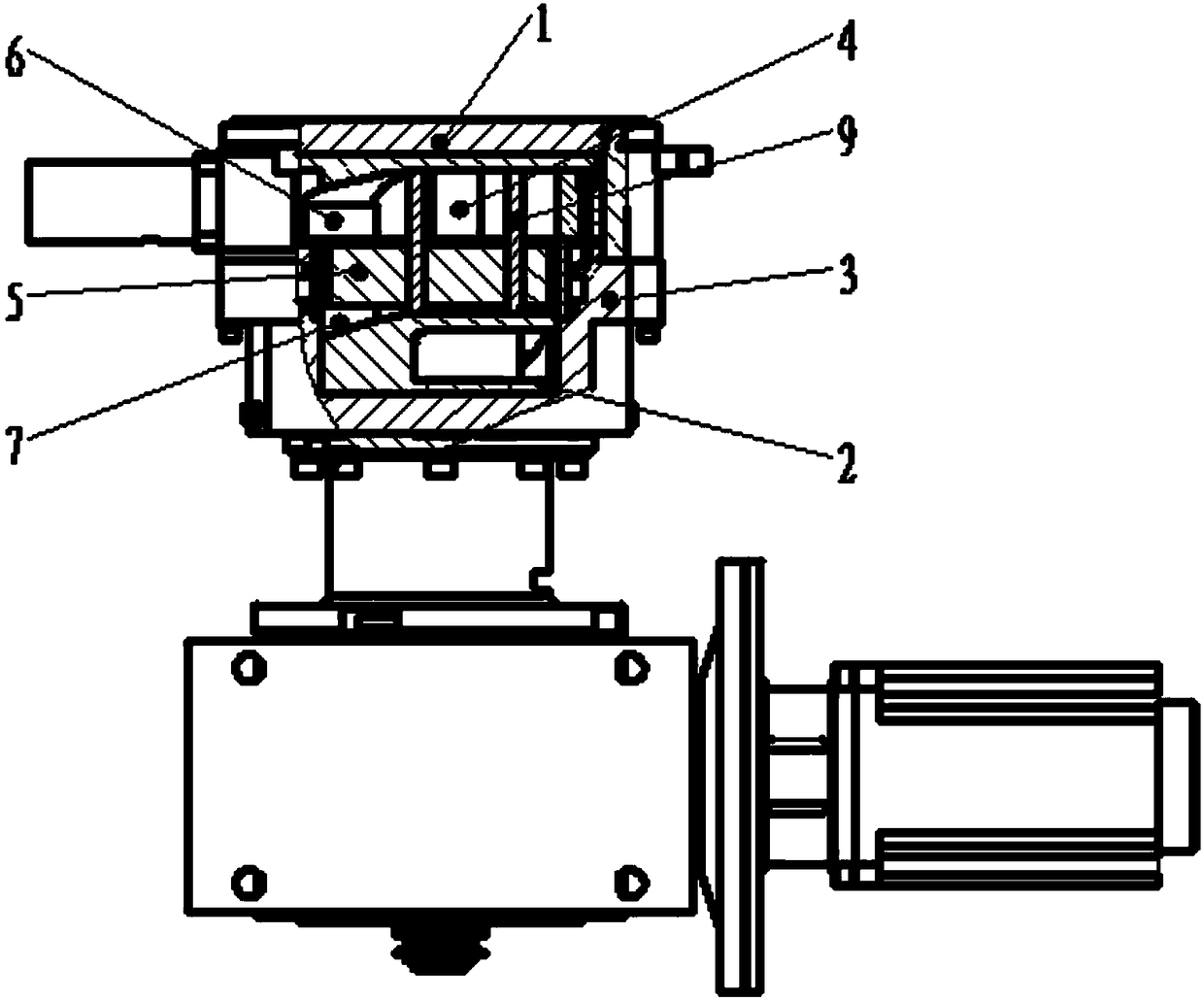 Emulsion explosive charging device