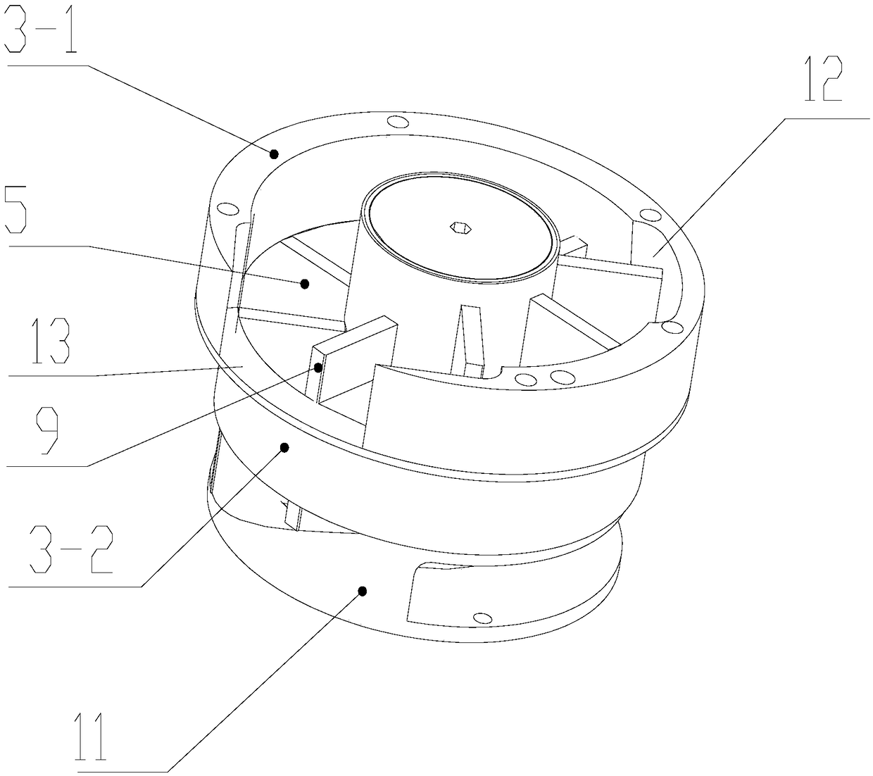 Emulsion explosive charging device